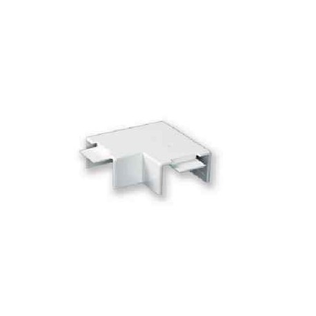 ANGOLO PIANO CURVA 90° PER CANALE PLASTICA BIANCO 60 X 40mm FXAP6040