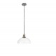 LAMPADARIO SOSPENSIONE VINTAGE MANOR VETRO TRASP. E27 230V PHILIPS 36237/60/E7