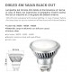 LAMPADINA LED GU10 4W LED EMERGENZA ANTI BLACKOUT BATTERIA 230V 4000K DIKLED4WB