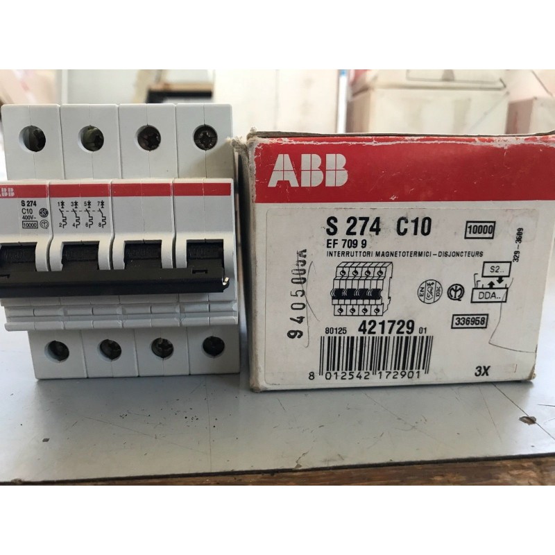 Interruttore Differenziale Magnetotermico 4,5kA 10A 30ma ABB