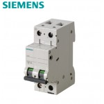 INTERRUTTORE MAGNETOTERMICO 16A 1P+N 4500KA 230V 2M DIN SIEMENS 5SL35167 