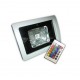 FARO PROIETTORE LED 10W RGB 230V ESTERNO GRIGIO C/ RADIOCOMANDO V-TAC VTAC 5369